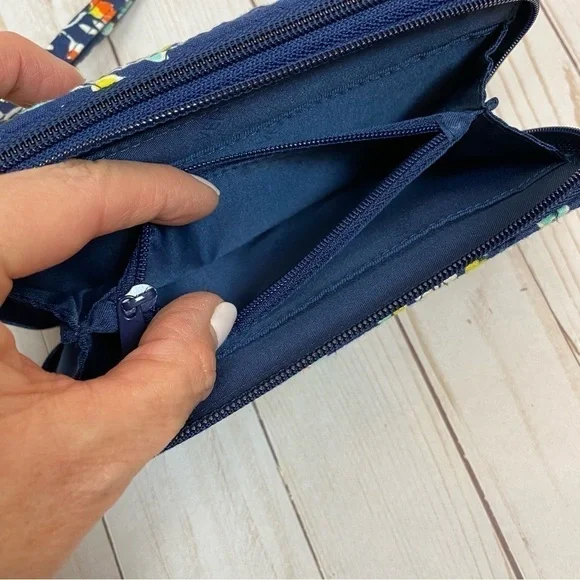 Vera Bradley Quilted Floral Wristlet Wallet - Picture 8 of 13